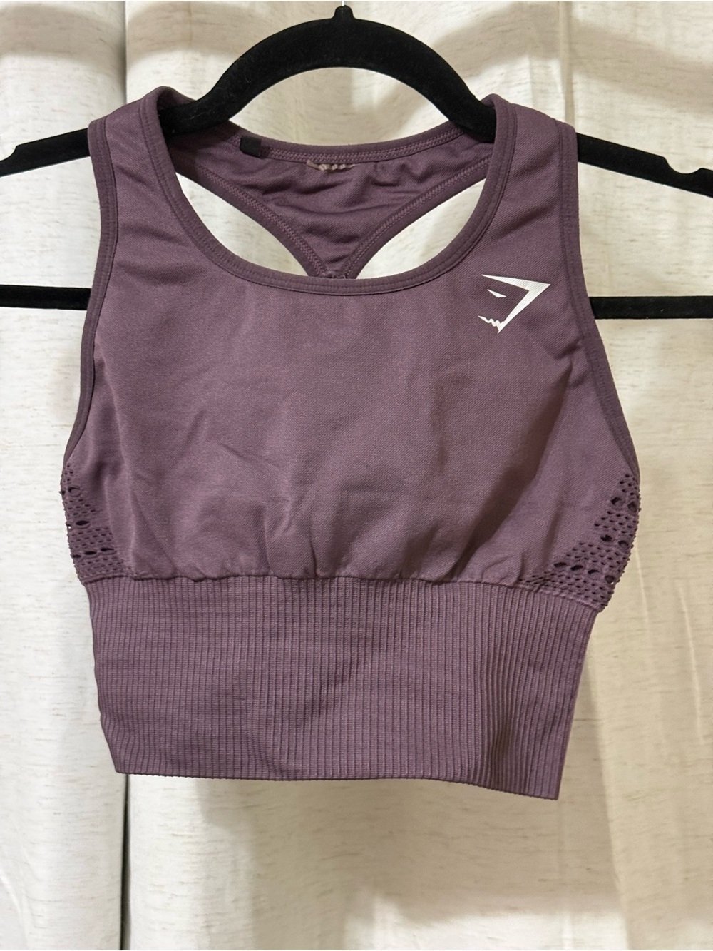 Gymshark Plum Racerback Seamless Sports Bra